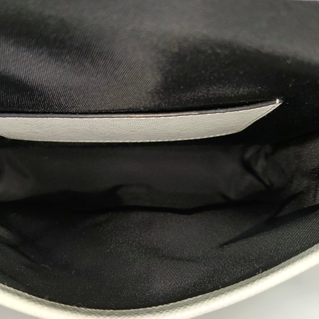 Nylon Crossbody Bag White