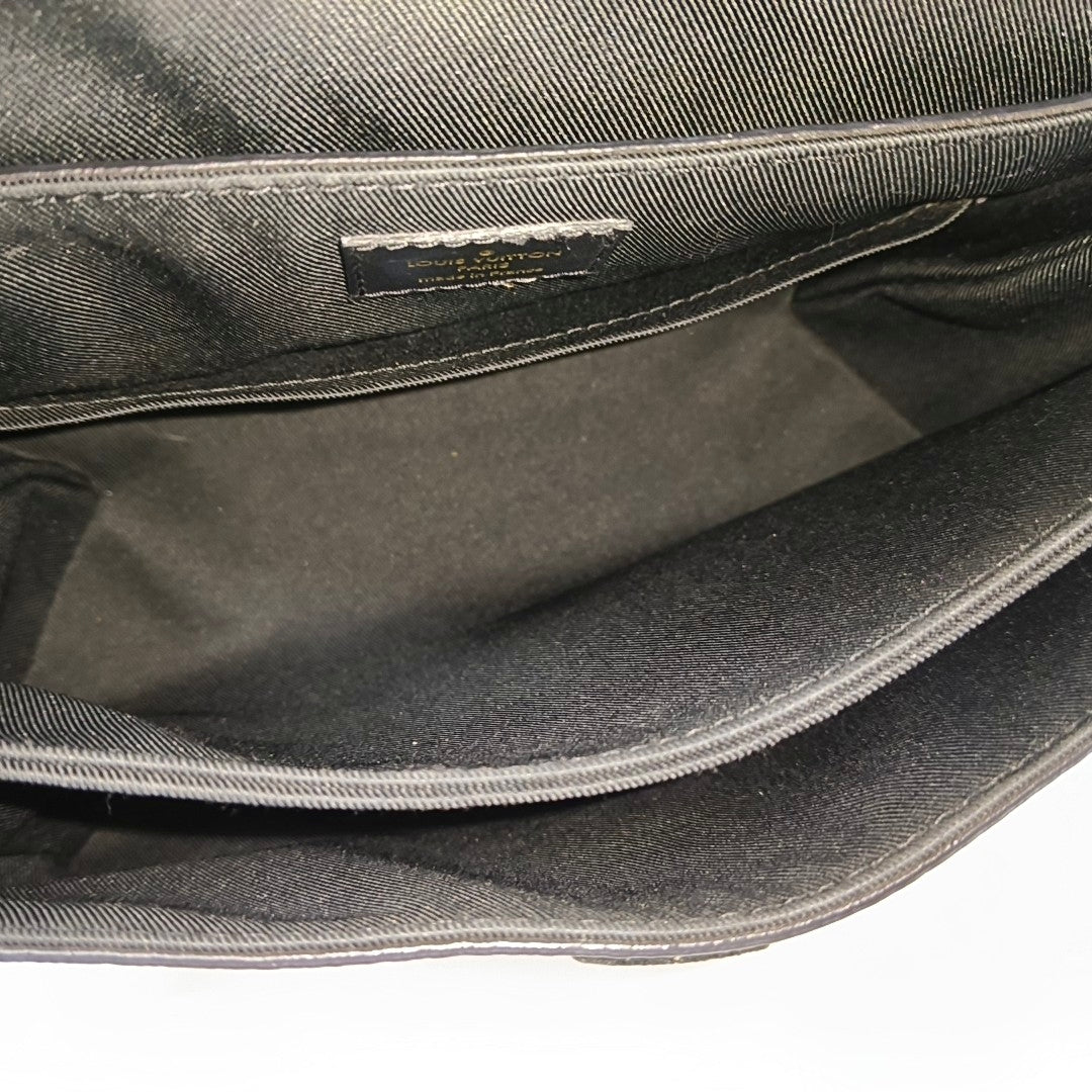 GEORGES BB Monogram Coated Canvas Brown