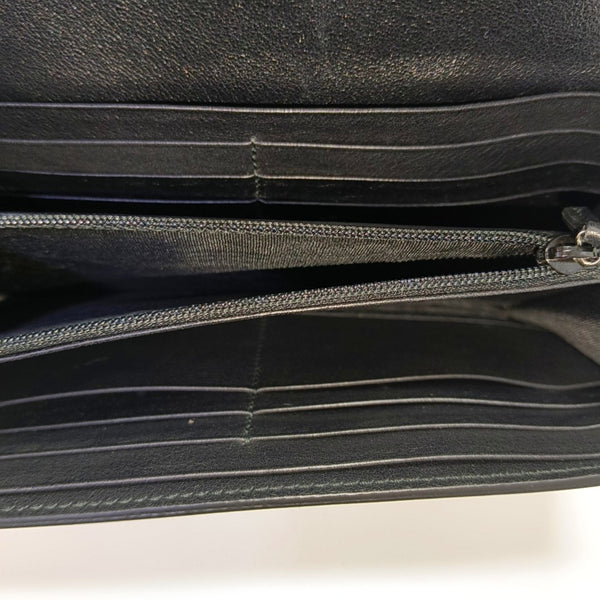 Interlocking G Small Calfskin Black Wallet