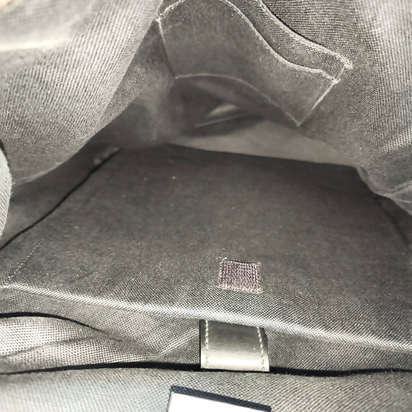 GG Supreme Monogram Coated Canvas Black