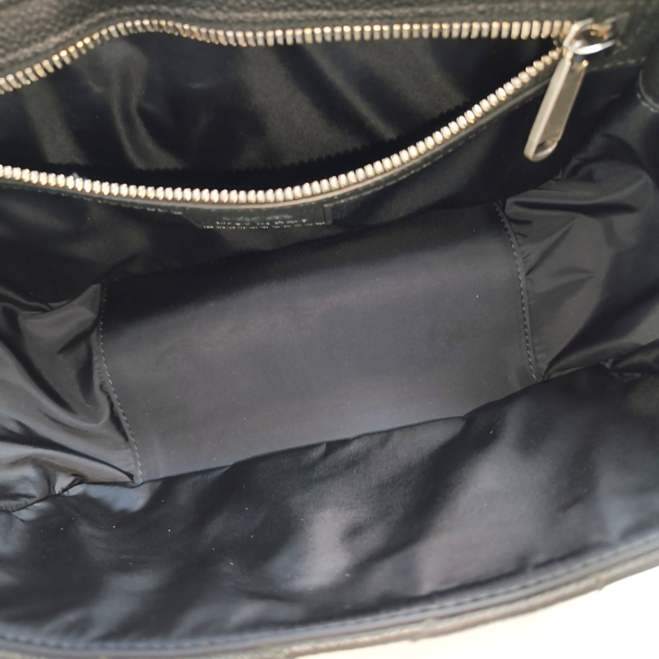 Cannage Calfskin Shoulder Bag Black