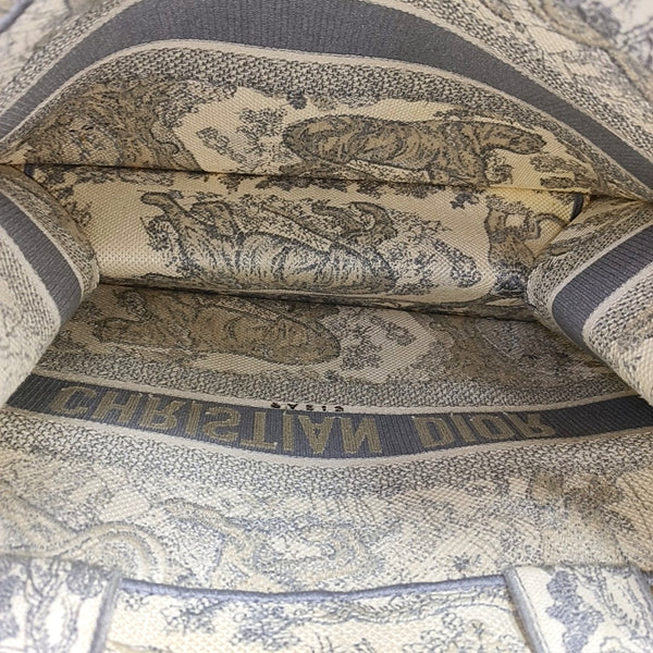 Book Tote Medium Canvas Gray