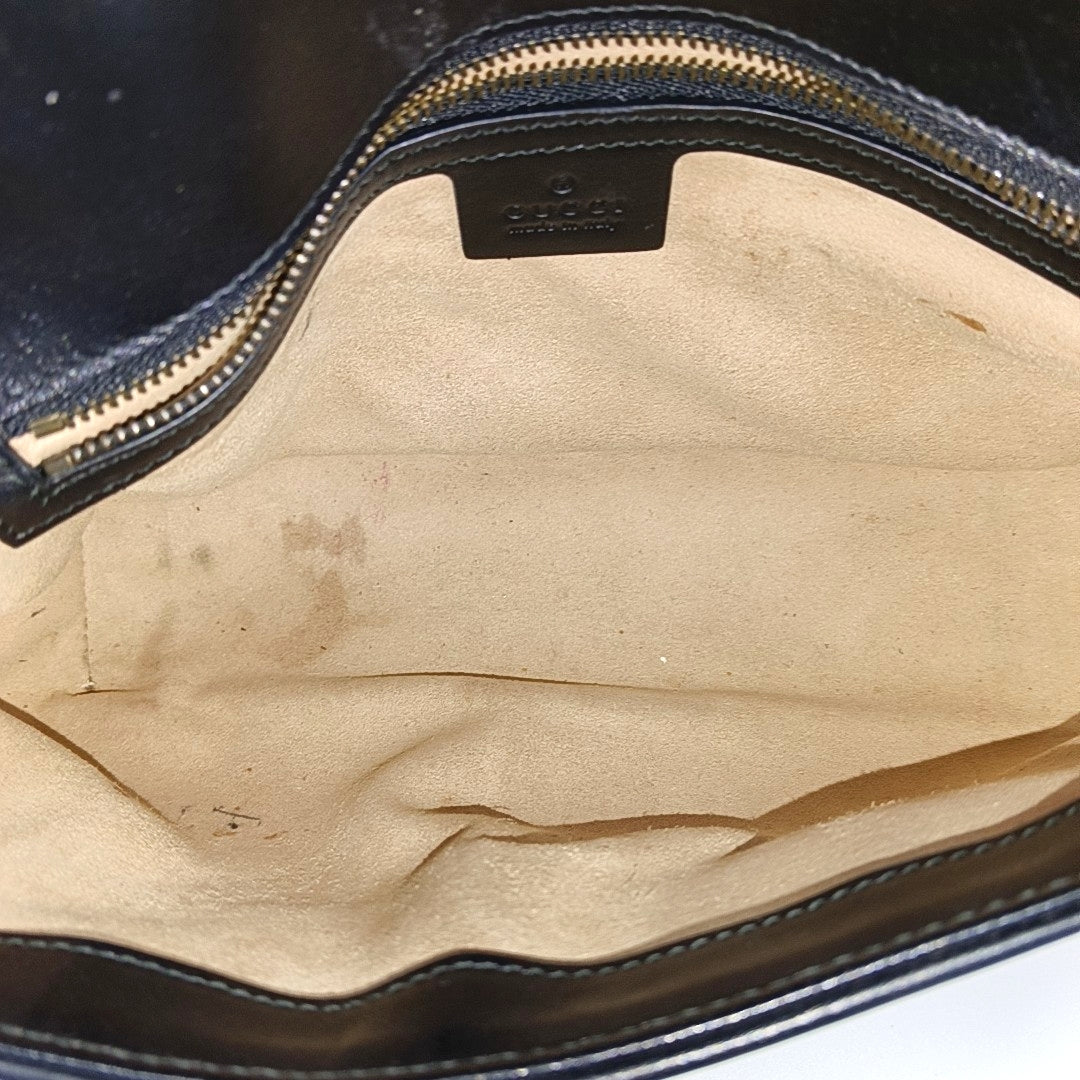 GG Marmont Medium Quilted Calfskin Black