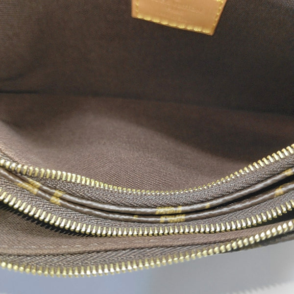 LIV POCHETTE Monogram Coated Canvas Brown