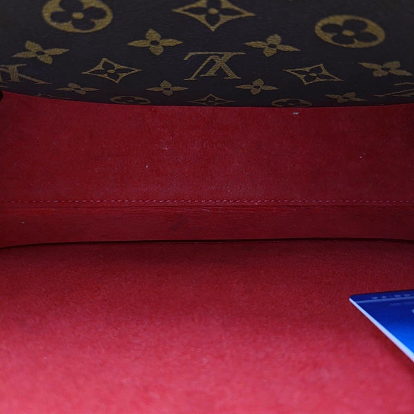 FLOWER Monogram Coated Canvas Brown