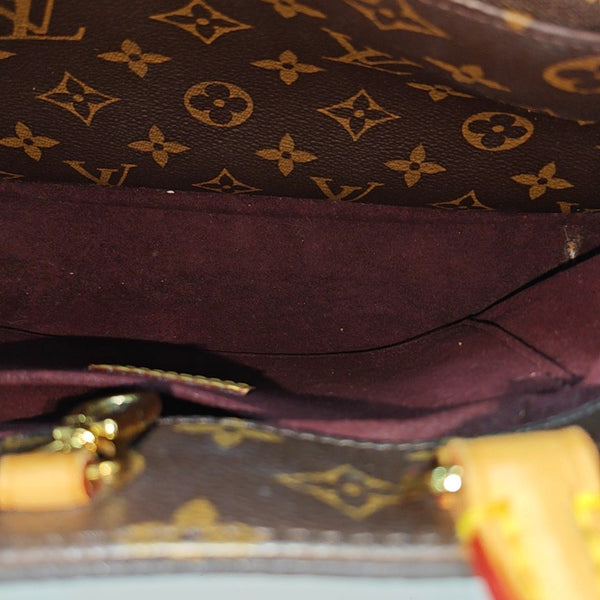 MONTAIGNE BB Monogram Coated Canvas Brown