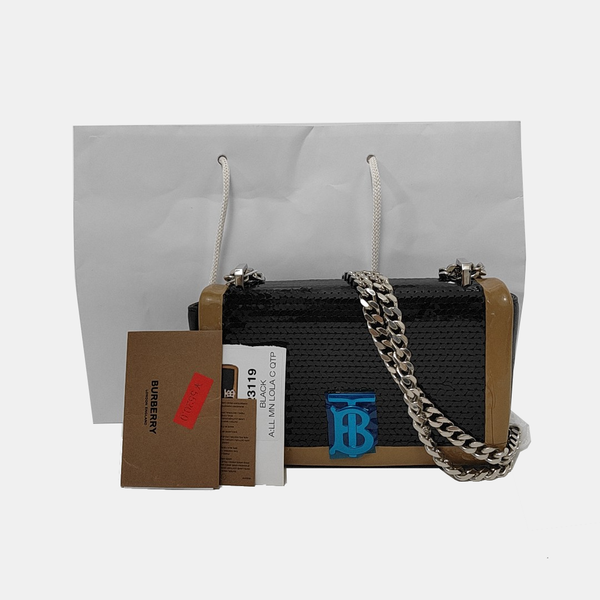 TB Mini Lambskin Black