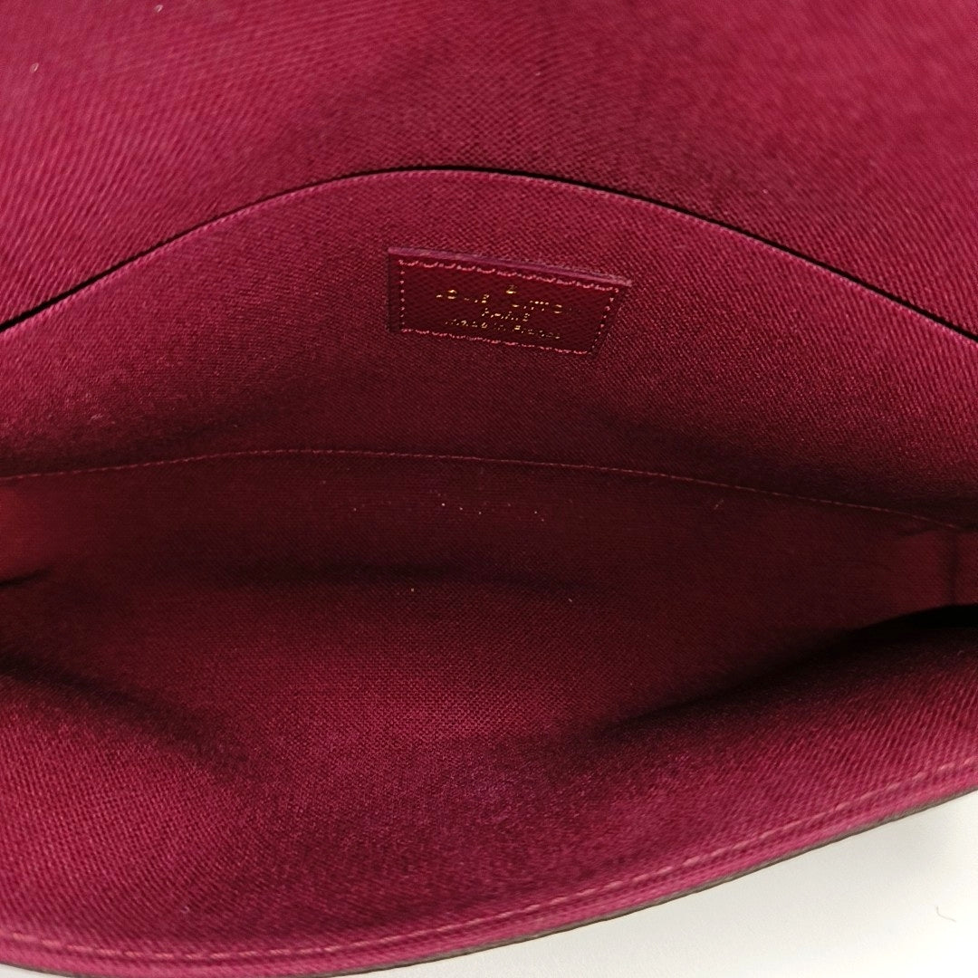 FÉLICIE Monogram Coated Canvas Brown