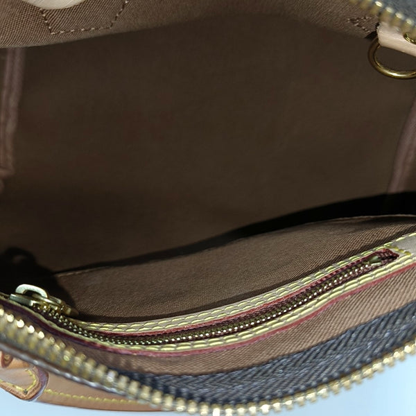 SPEEDY 25 Monogram Coated Canvas Brown