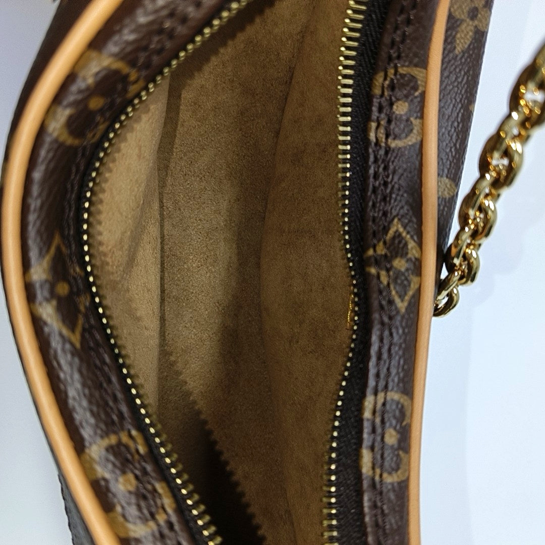 LOOP Monogram Coated Canvas Brown