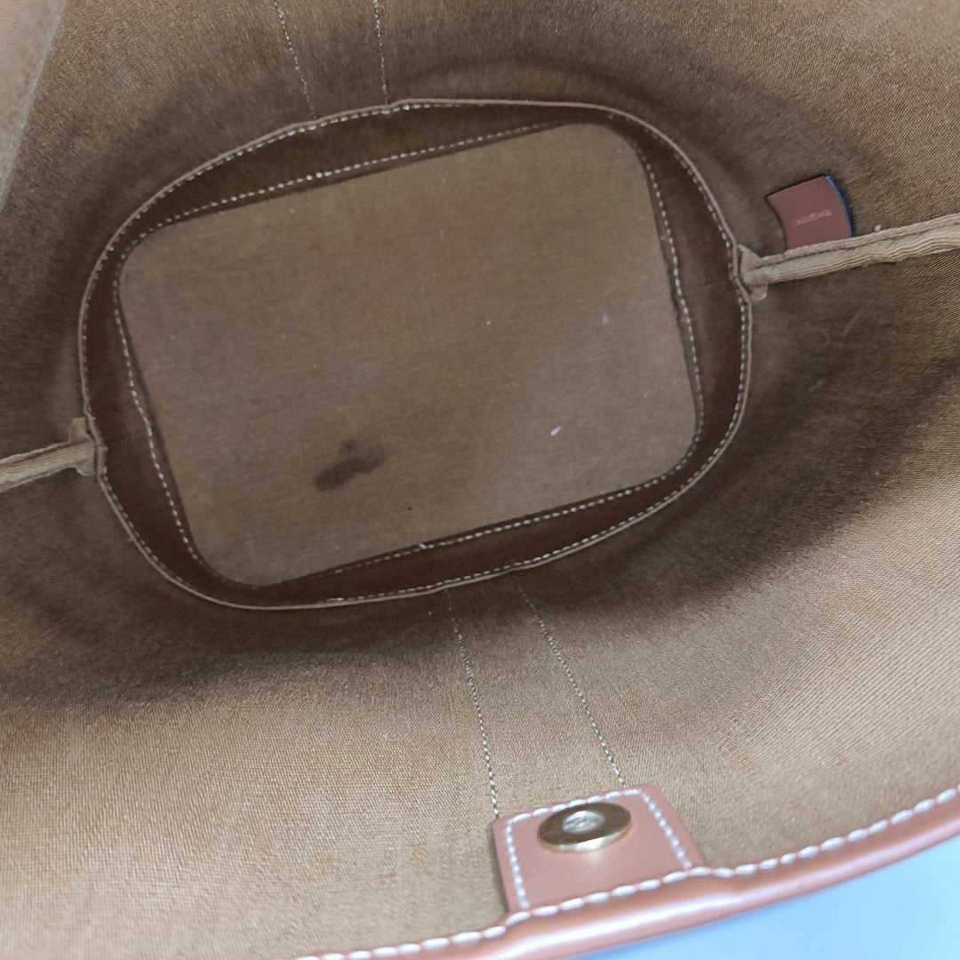TRIOMPHE CANVAS Small Coated Canvas Brown