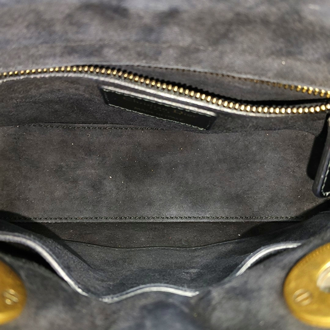 Authenticated pre-owned  Lady Dior Small Quilted Lambskin Black - Tote Bag at Looply