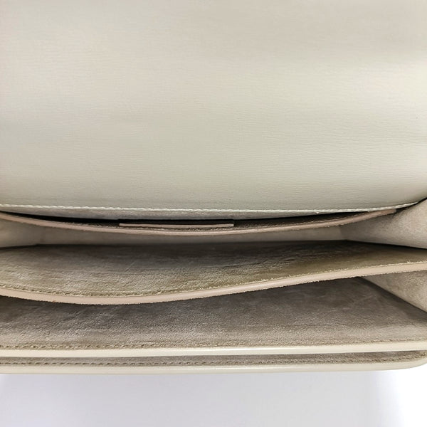 SUNSET Medium Calfskin White