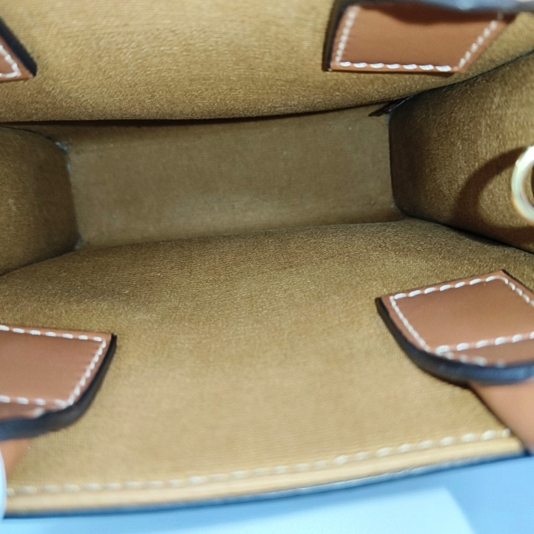 CABAS CELINE Mini Coated Canvas Brown