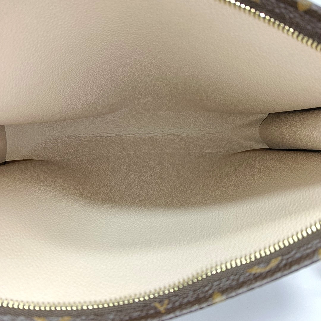 TOILET POCKET 26 Monogram Coated Canvas Brown
