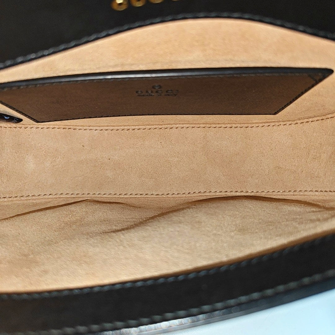 Horsebit 1955 Small Calfskin Black