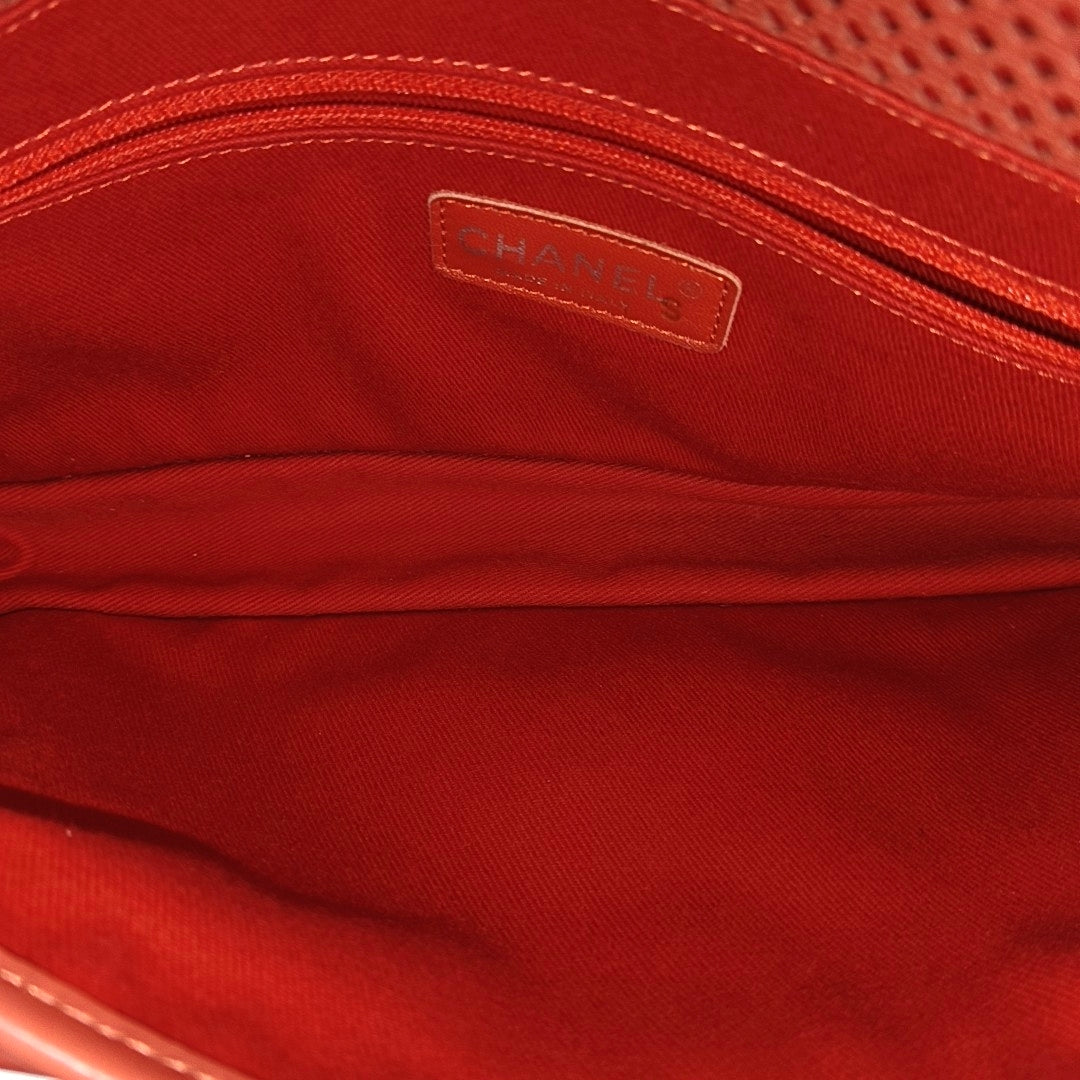 Lambskin Shoulder Bag Red