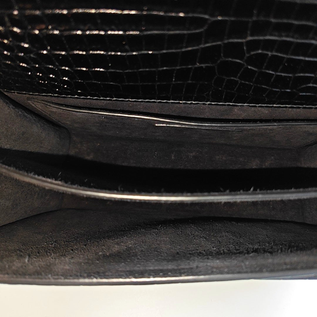 SUNSET Medium Calfskin Black