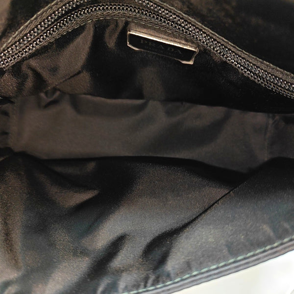 Nylon Shoulder Bag Small Black