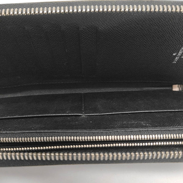ZIPPY Damier Graphite Coated Canvas Gray