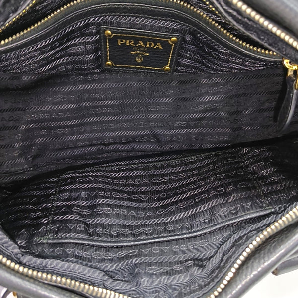 Nylon Shoulder Bag Black