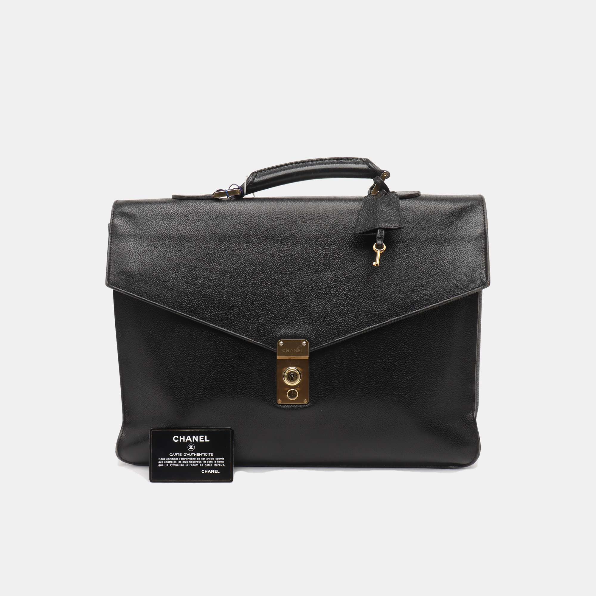Grained Calfskin Black