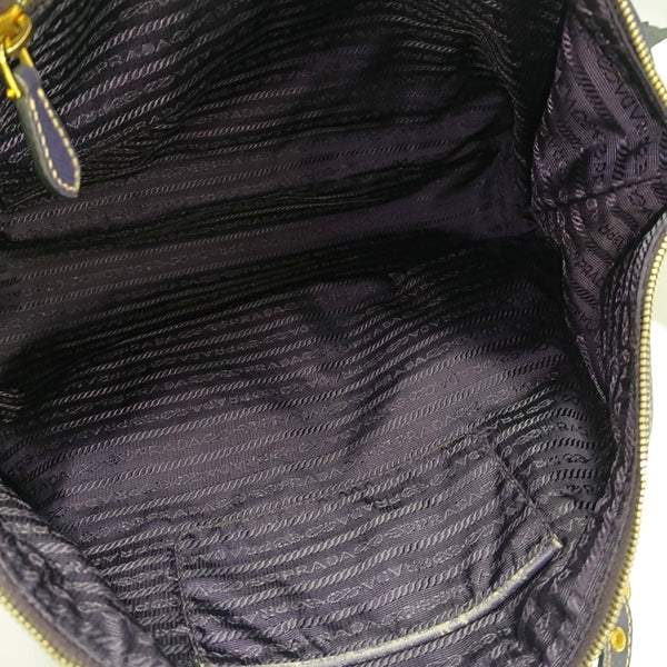 Nylon Tote Bag Purple