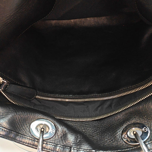 Granville Quilted Lambskin Black