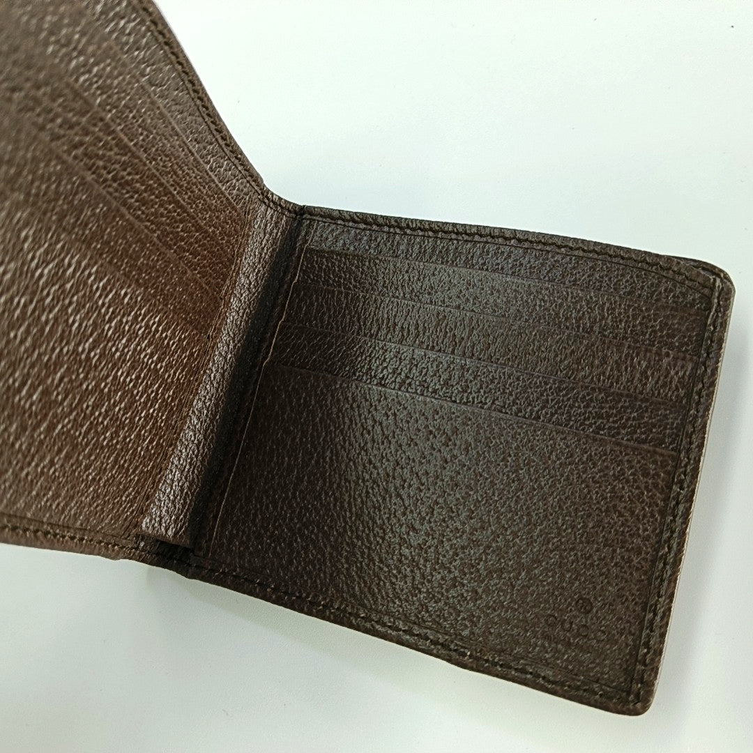 GG Messenger Monogram Canvas Brown Wallet