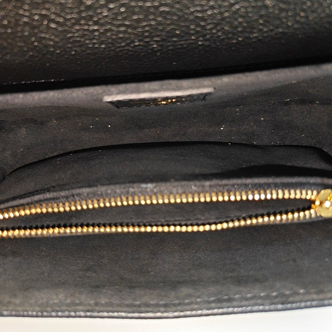 MÉTIS EAST WEST Monogram Calfskin Black