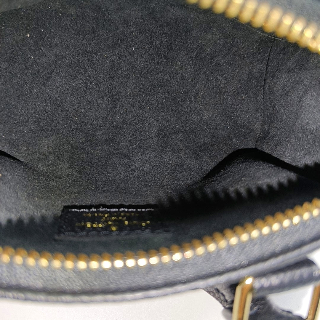 SPEEDY Nano Monogram Calfskin Black