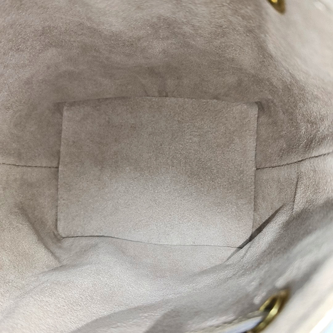 NOÉ Nano Monogram Calfskin Gray