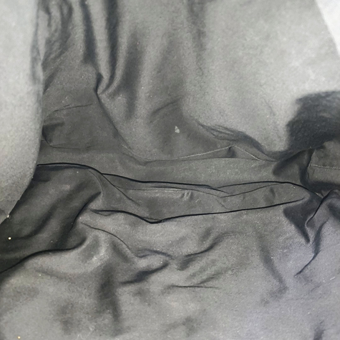 Large Leather Black