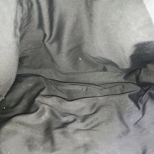 Large Leather Black