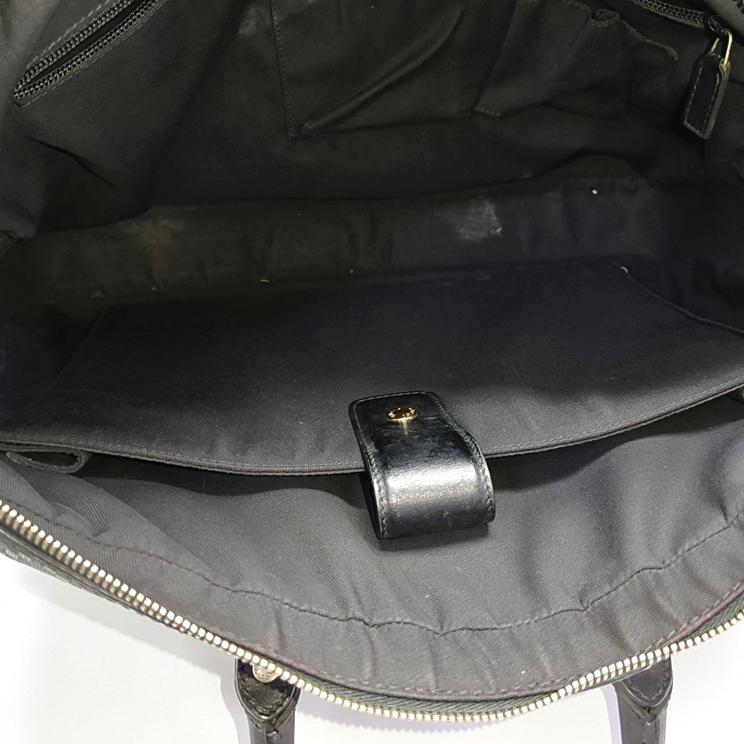 Diamante Quilted Calfskin Black