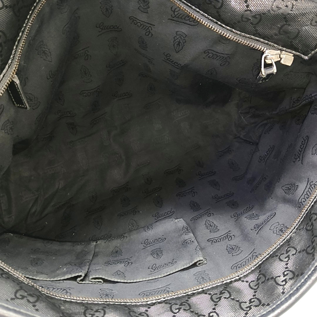 GG Imprime Monogram Coated Canvas Black
