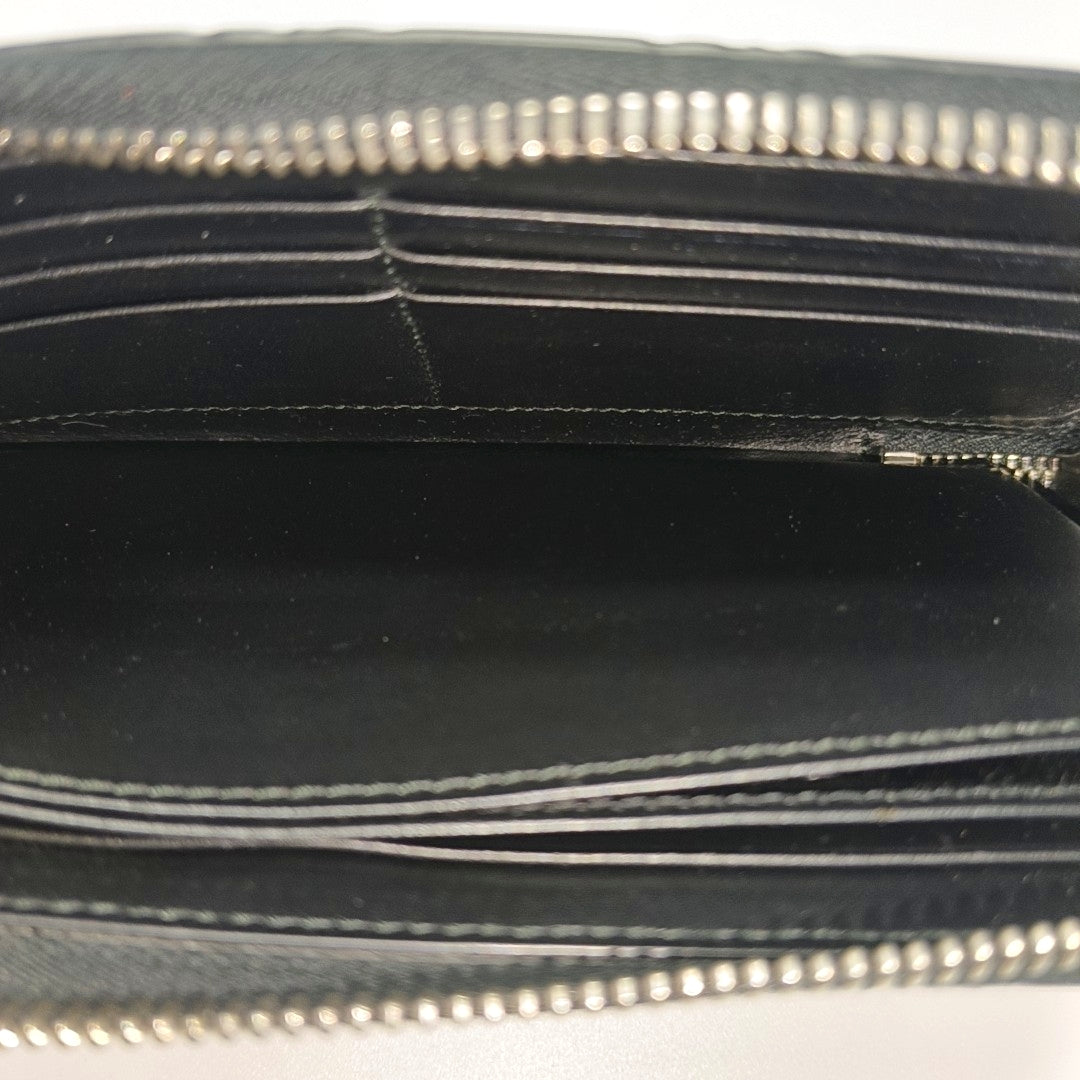 Signature Monogram Calfskin Black Wallet