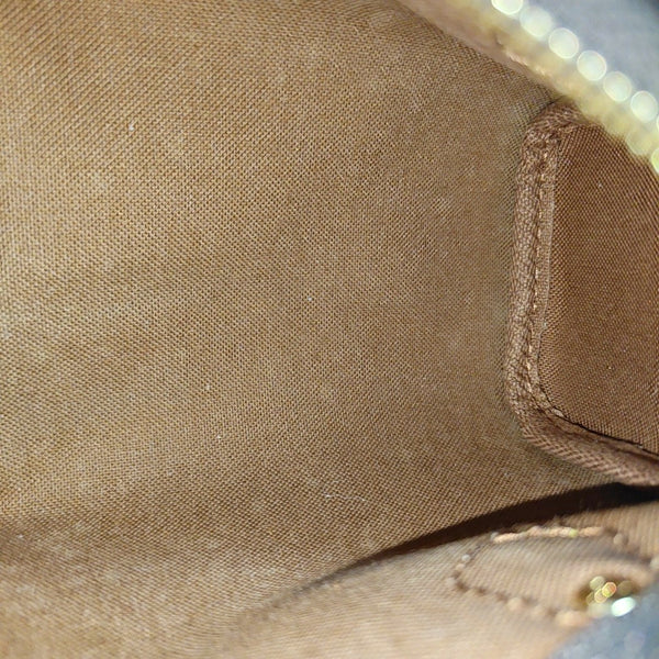 Authenticated pre-owned  SPEEDY Nano Monogram Coated Canvas Brown - Shoulder Bag at Looply