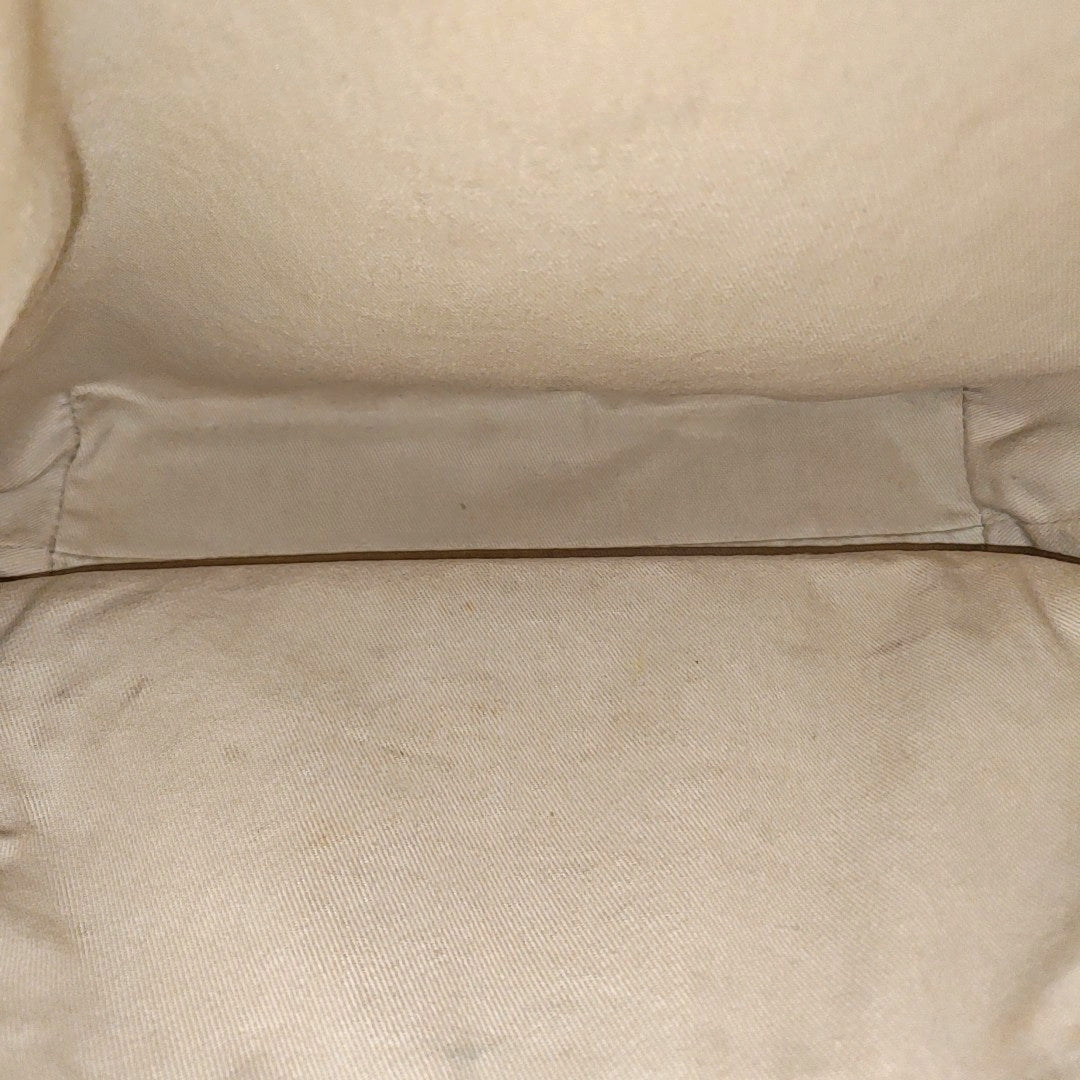 Coated Canvas Shoulder Bag White