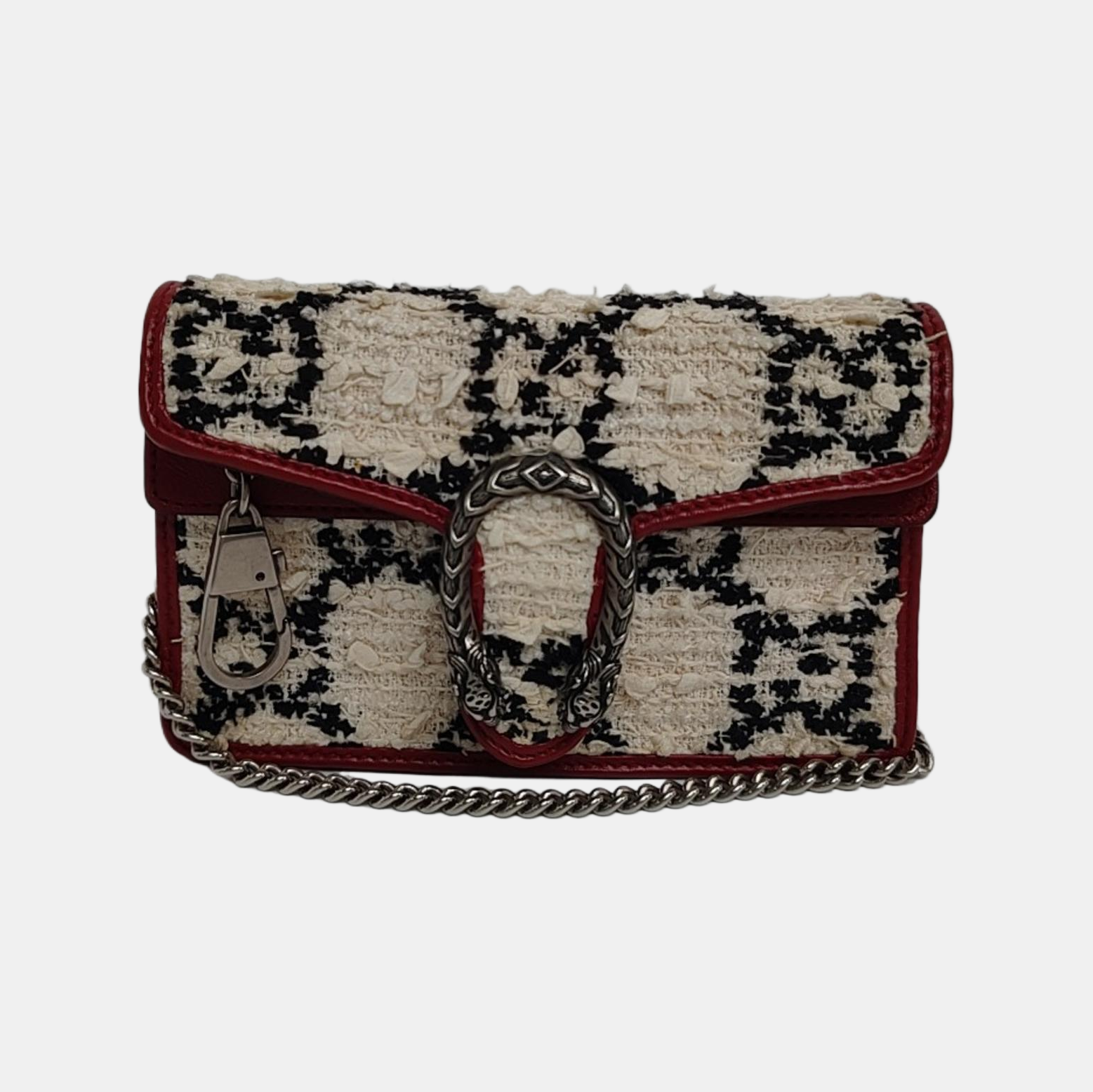 Dionysus Super Mini Monogram Wool White