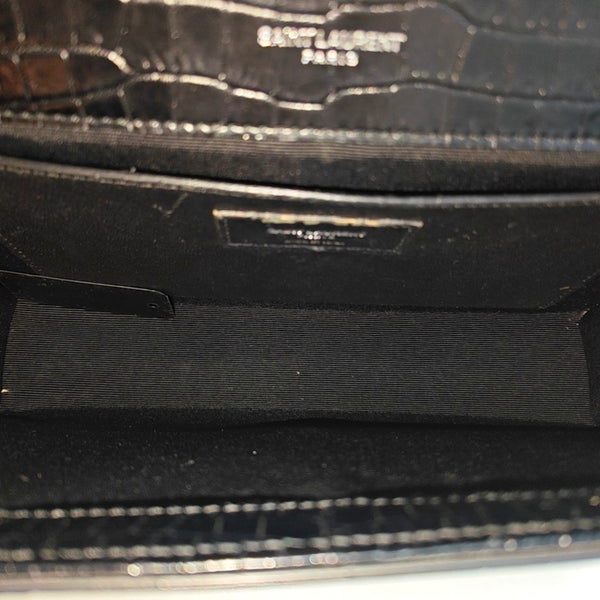 Calfskin Shoulder Bag Black