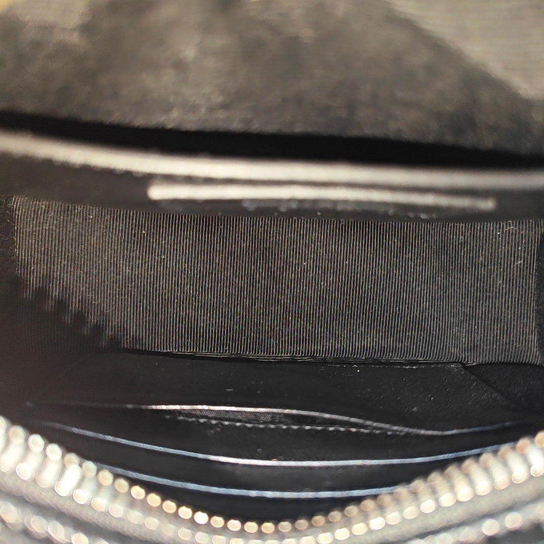 Calfskin Shoulder Bag Black