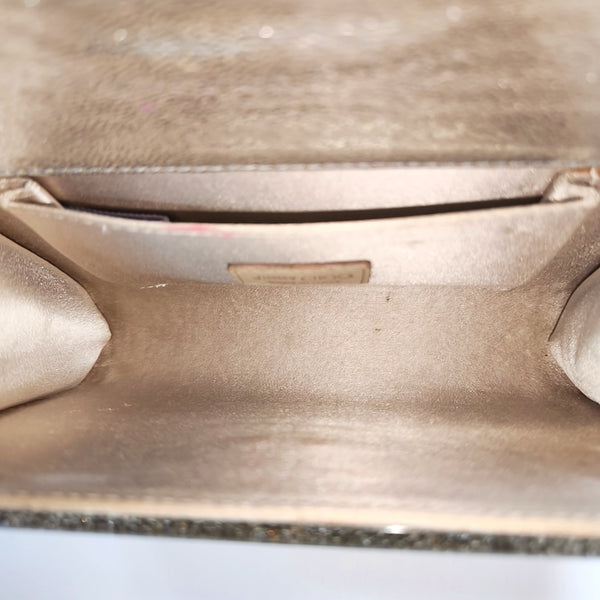 Special Material Shoulder Bag Beige