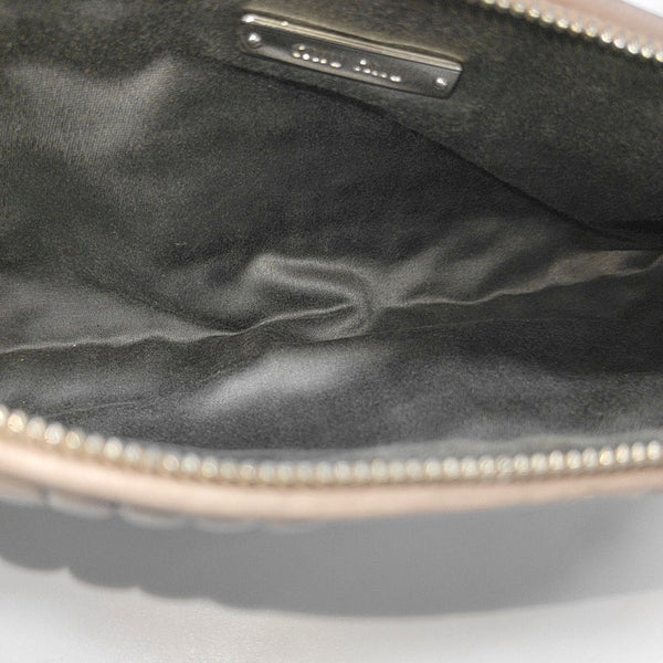 Quilted Lambskin Top Handle Bag Purple