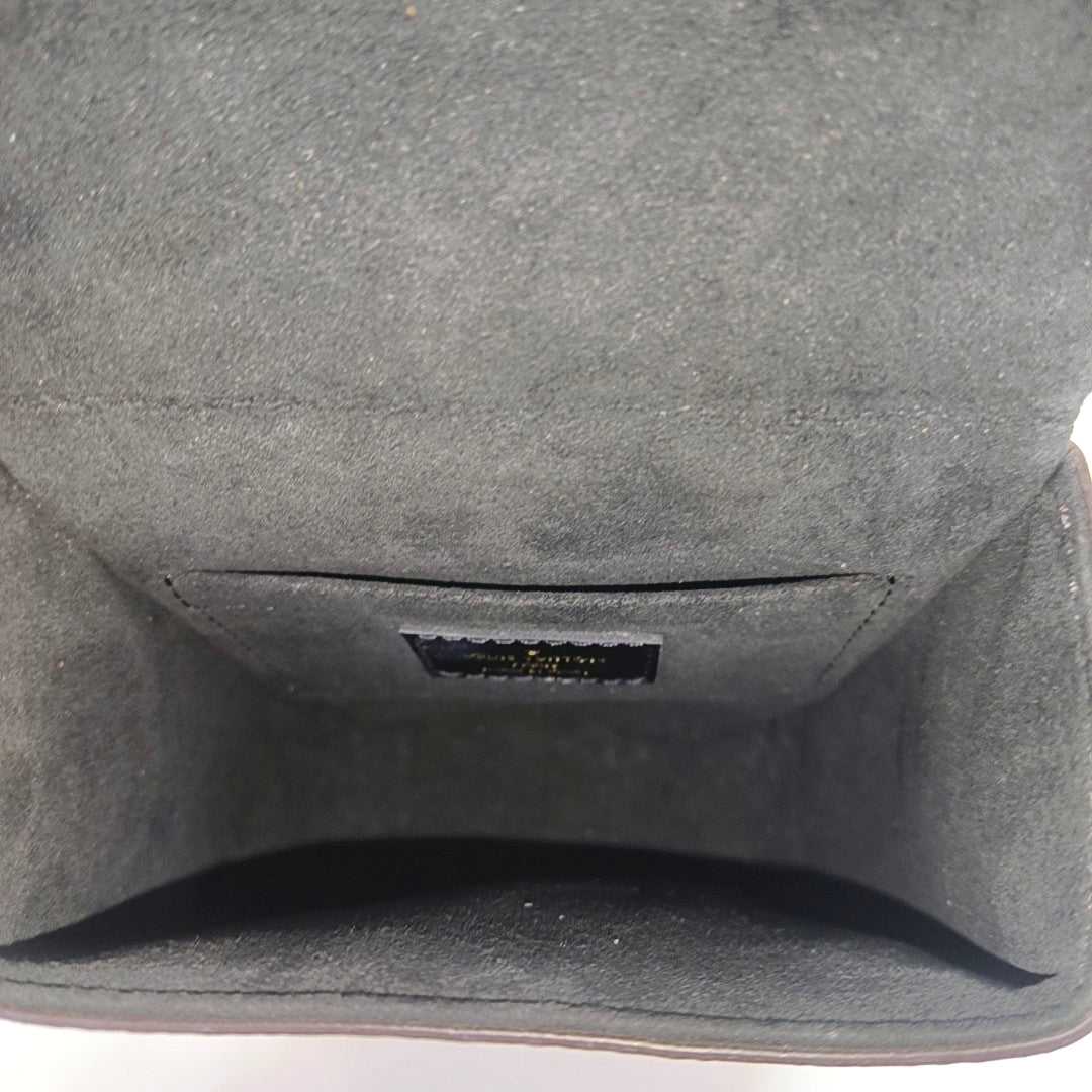 CAMERA BOX Monogram Coated Canvas Brown