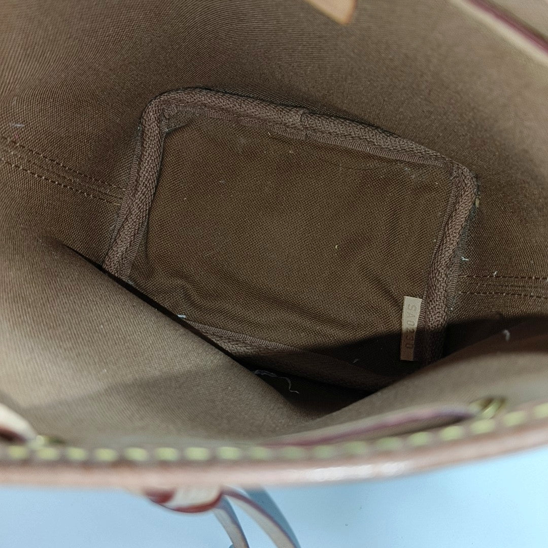 NÉONOÉ Nano Monogram Coated Canvas Brown