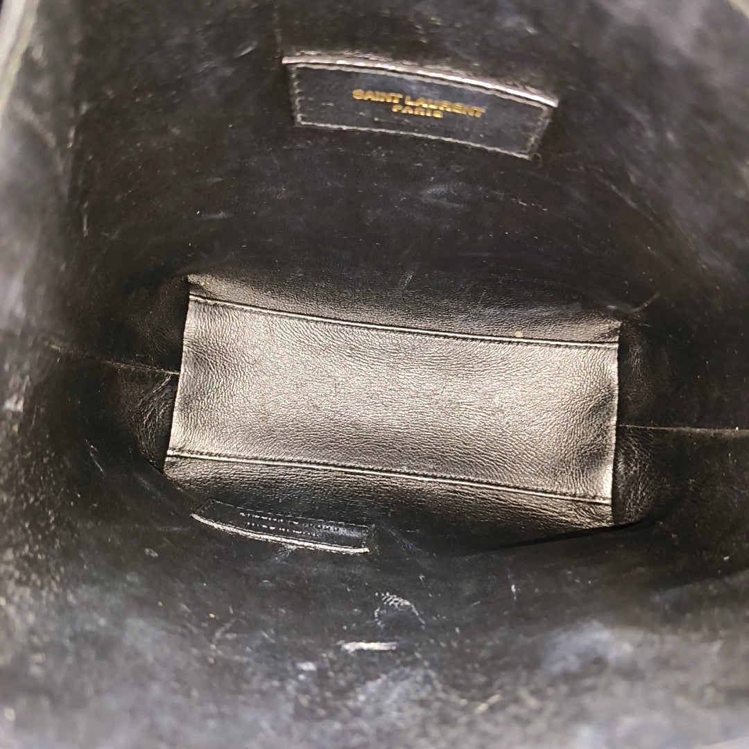 Calfskin Shoulder Bag Black