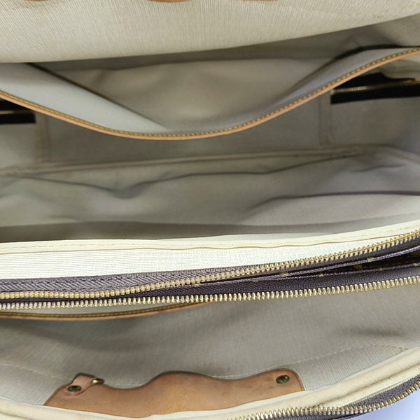 ALIZÉ Monogram Coated Canvas Brown