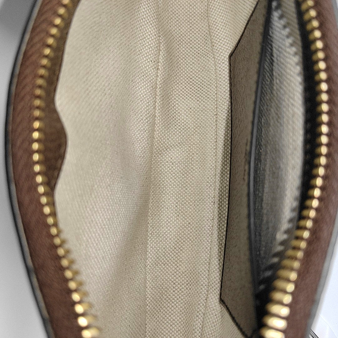 Ophidia Mini Monogram Coated Canvas Beige