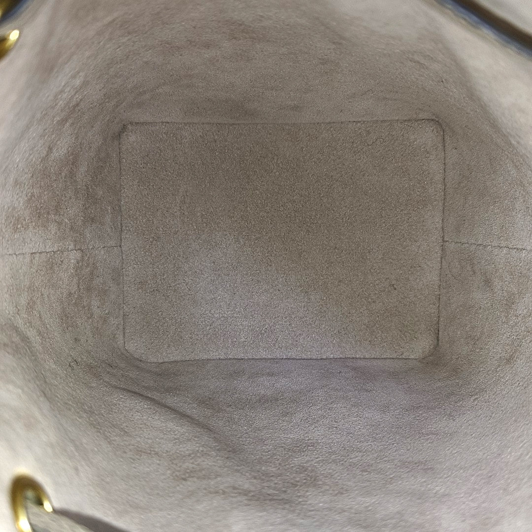 NOÉ Nano Monogram Calfskin Gray